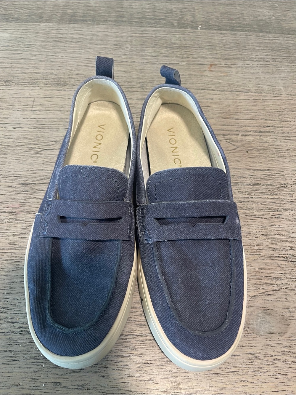 Vionic Uptown Dark Denim Penny Loafer Size 6